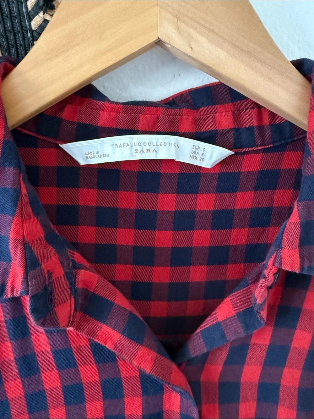 Zara buffalo plaid